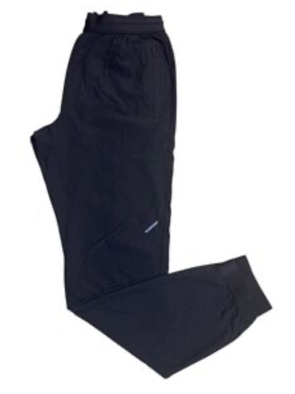 Hill City Men’s Black Reflective Performance Jogger Pants Medium Athletic Travel
